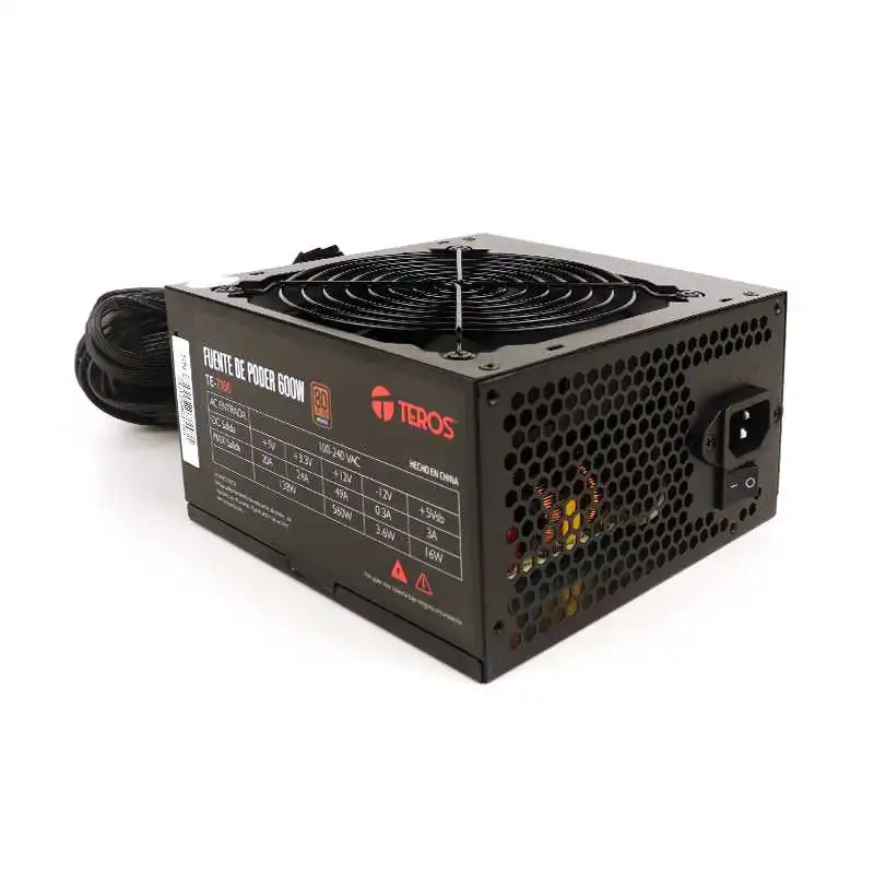 Producto Buscaditos: FUENTE DE ALIMENTACIÓN CERTIFICADA TEROS TE7160, ATX, 600W, 80 PLUS BRONZE, 100V - 24