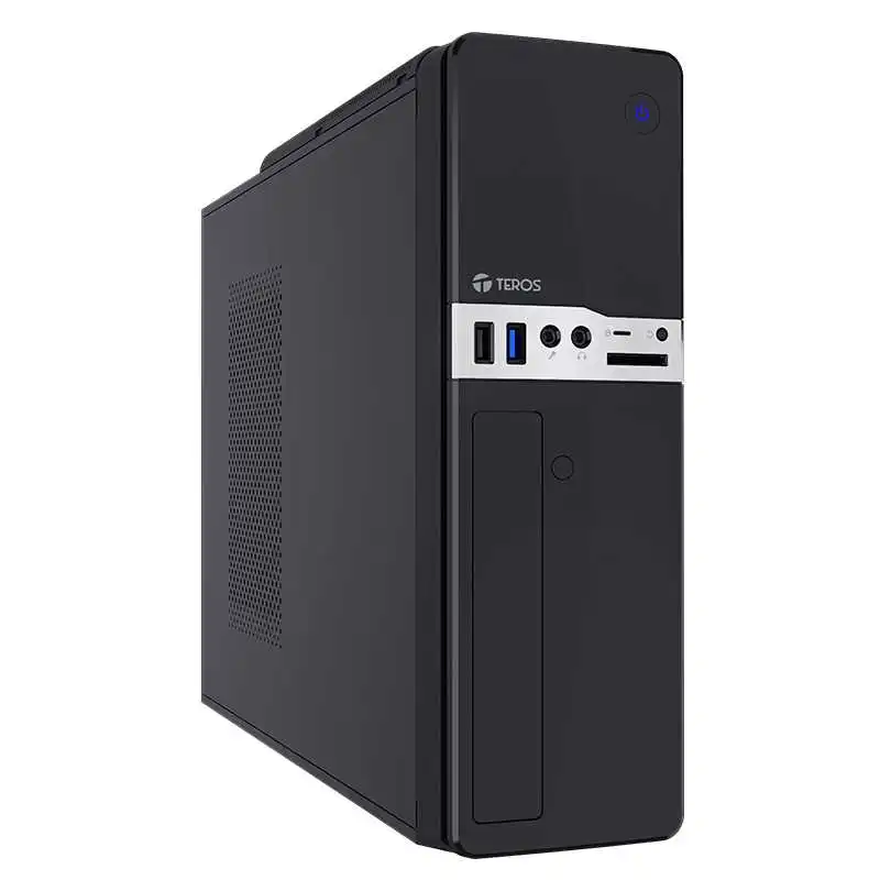 Producto Buscaditos: CASE TEROS TE-1032S, SLIM, 250 W, USB 3.0 USB 2.0, AUDIO HD, DVD, NEGRO