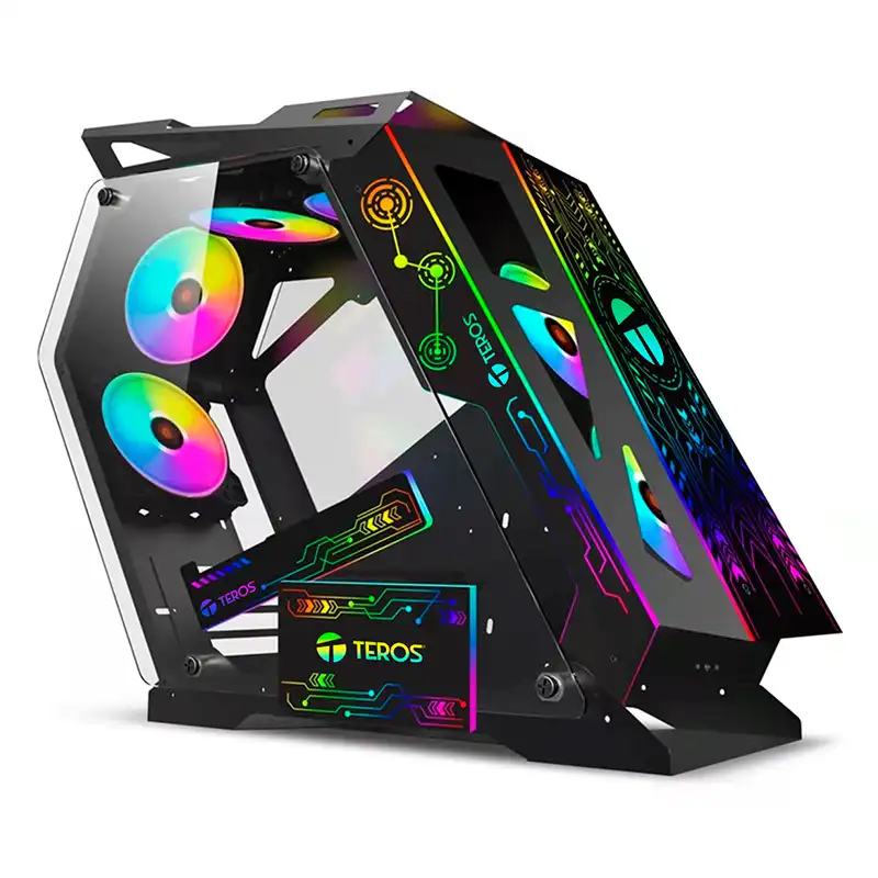 Producto Buscaditos: CASE GAMER TEROS TE1312, NEGRO, USB 3.0, USB 2.0,AUDIO FAN ARGB