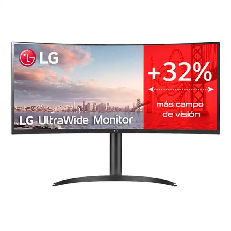 Producto Buscaditos: MONITOR LG ULTRAWIDE (34WQ75C-B) 34 CURVO QHD IPS (3440X1440) HDMI(2) DP LAN USB-C U