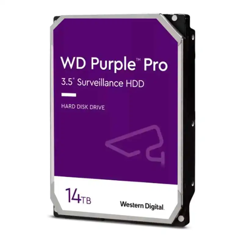 Producto Buscaditos: DISCO DURO WESTERN DIGITAL WD PURPLE PRO 14TB, SATA 6.0 GB S, 512MB CACHE, 7200 RPM,