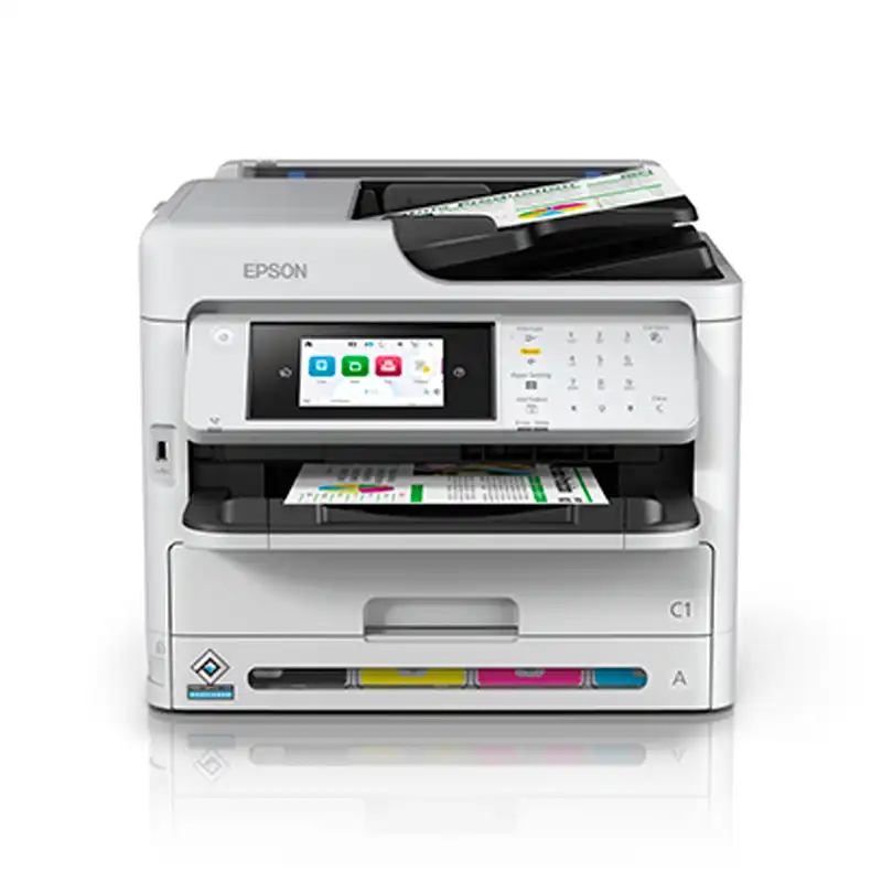 Producto Buscaditos: MULTIFUNCIONAL DE TINTA EPSON WORKFORCE PRO WF-C5810, IMPRIME ESCANEA COPIA FAX LAN W