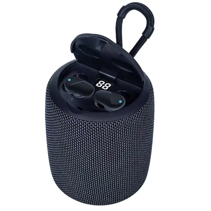 Producto Buscaditos: PARLANTE Y AUDIFONO INALAMBRICO TEROS, 2 EN 1, NEGRO