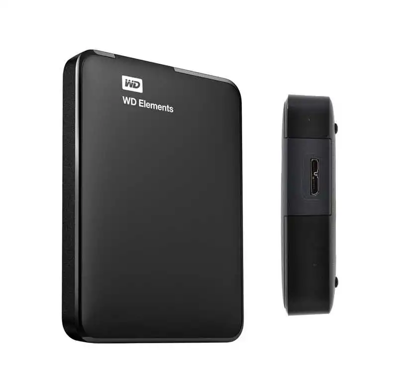 Producto Buscaditos: DISCO DURO EXTERNO WESTERN DIGITAL ELEMENTS PORTABLE, 2 TB, USB 3.0, NEGRO.