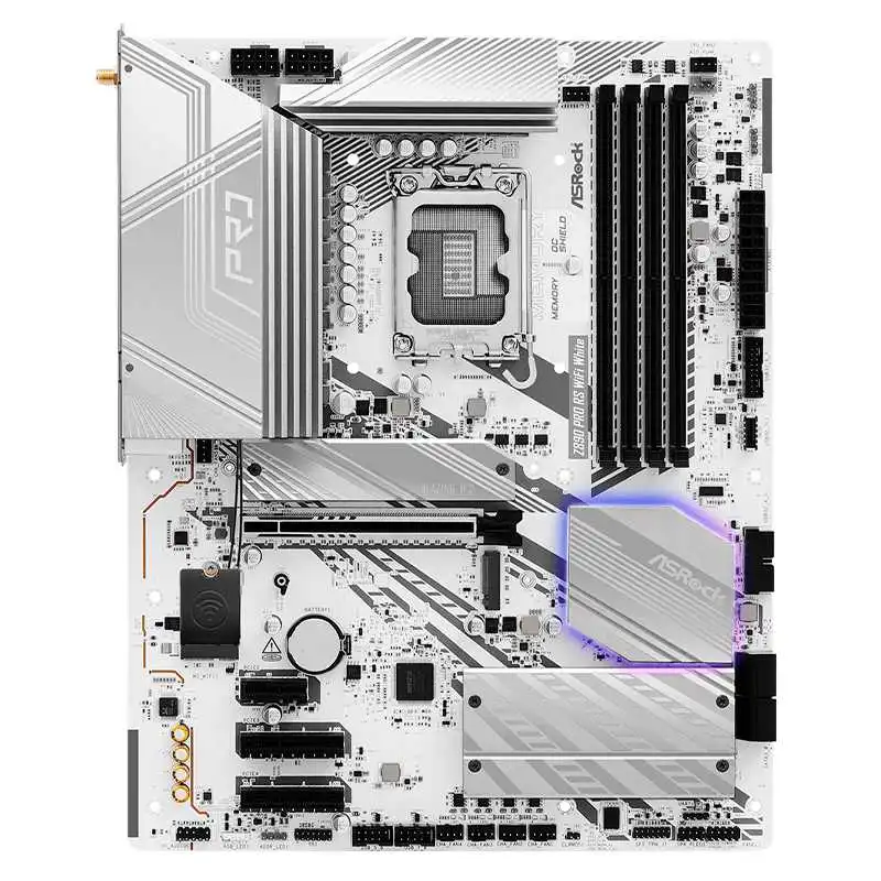 Producto Buscaditos: MOTHERBOARD ASROCK Z890 PRO RS WIFI WHITE, CHIPSET INTEL Z890, LGA 1851, HDMI, DP, AT